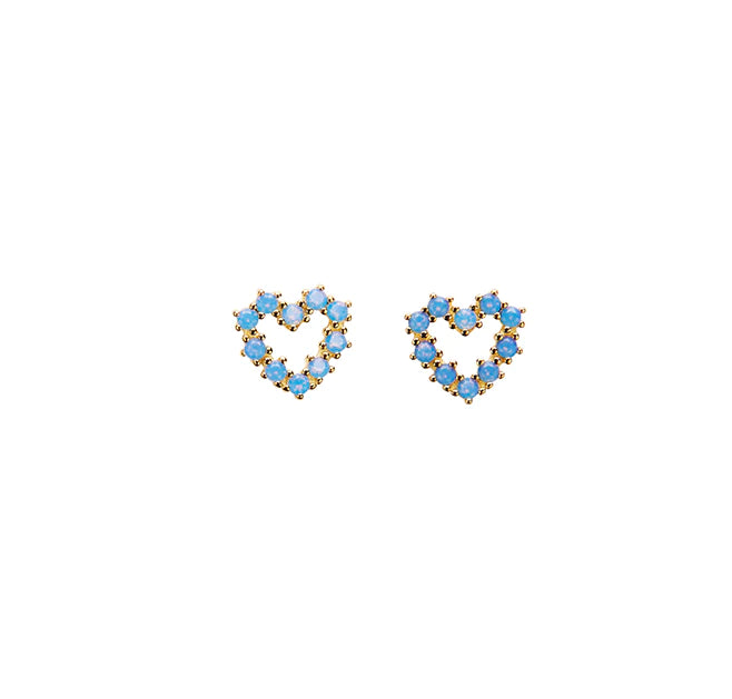 Pico Copenhagen Cæur Crystal Studs
